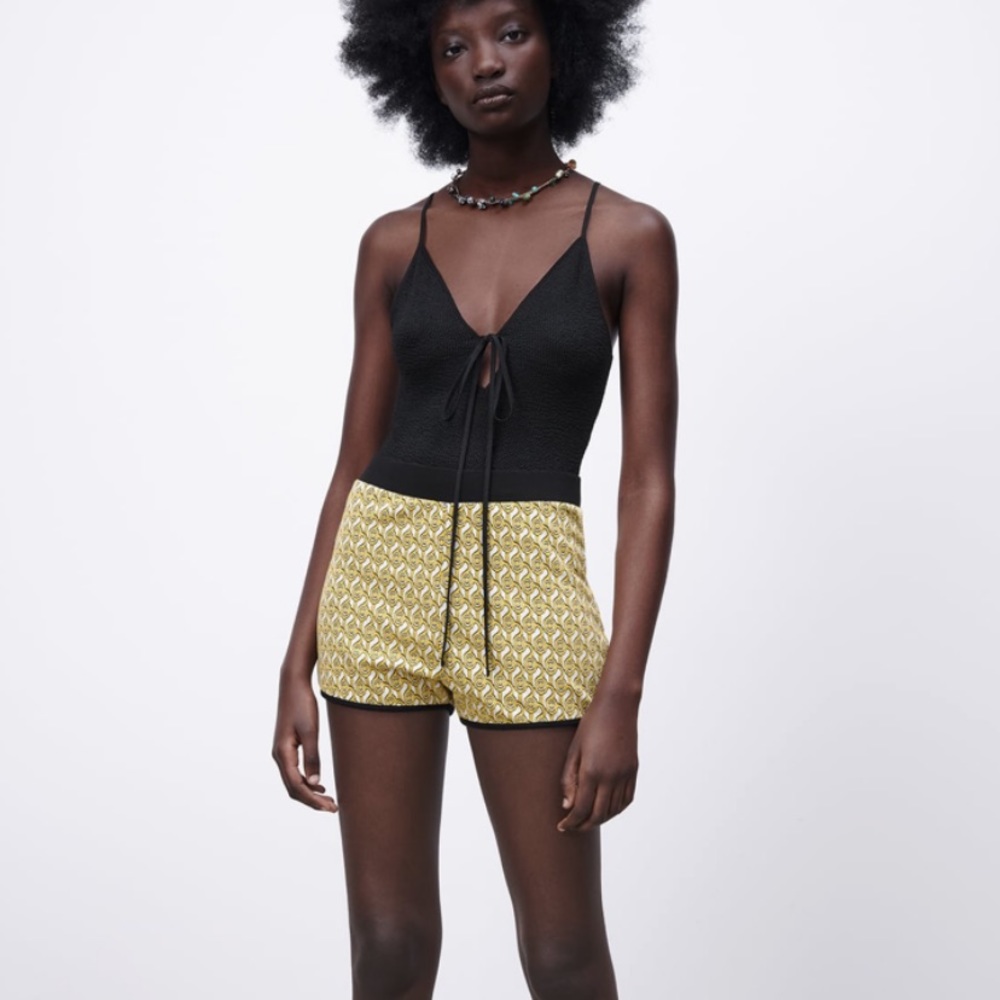 Zara textured bodysuit